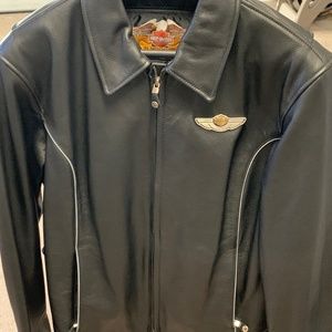 Women’s leather Harley Centennial Jacket